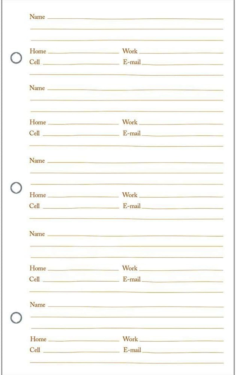 - Address Book - "A Quiet Evening" - Art by - 3-Ring - Refillable - 6 1/2'' X 8 1/2''