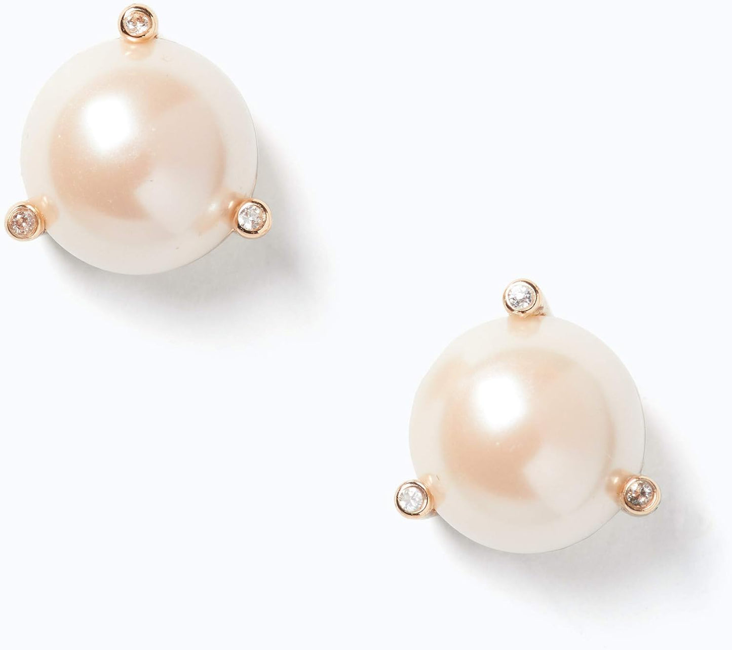 Rise and Shine Pearl Studs (Rose Gold/Blush)