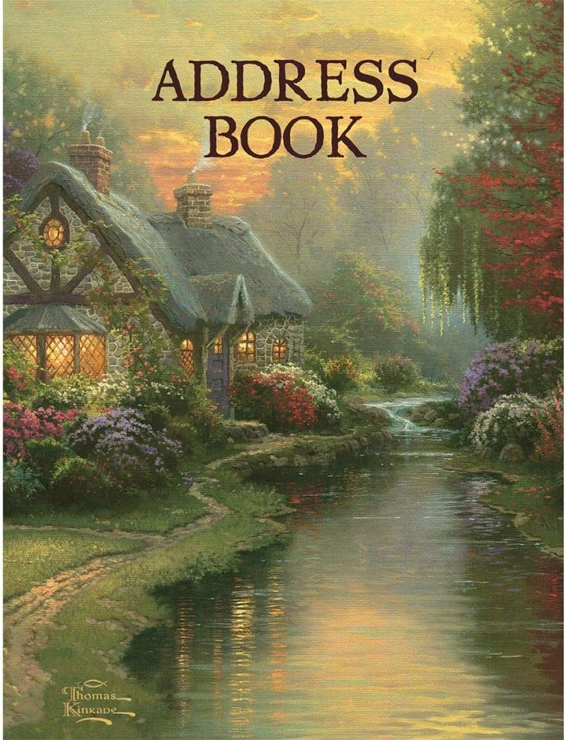 - Address Book - "A Quiet Evening" - Art by - 3-Ring - Refillable - 6 1/2'' X 8 1/2''