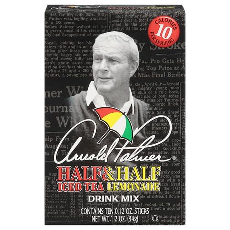 Arnold Palmer Half and Half - On-The-Go Powdered Drink Mix, 0.12Oz 120 Count - 10Ct Boxes (Pack of 12)