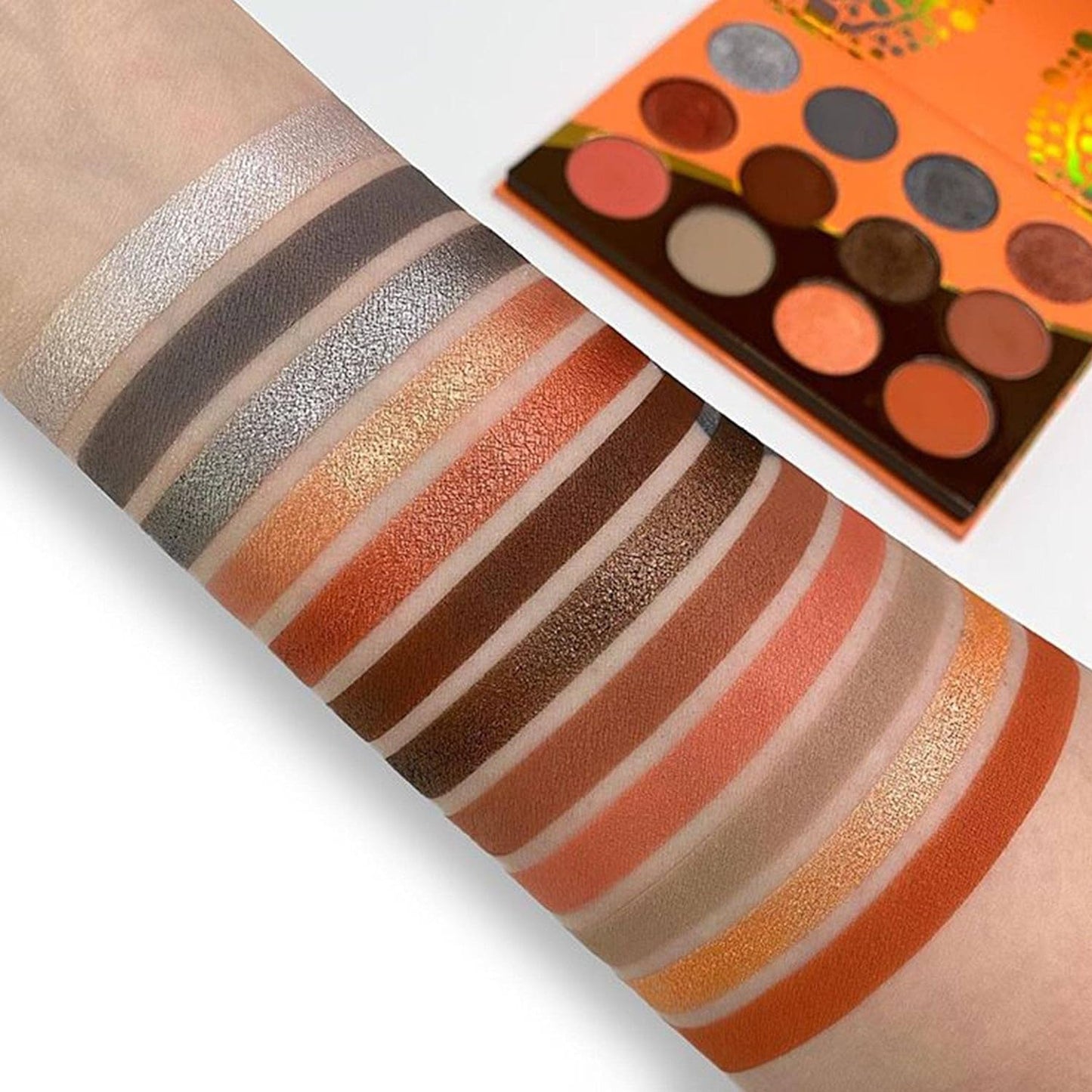 the Nubian 3 Corals - Peachy, Shades of 12, Neutrals Eyeshadow Palette, Professional Eye Makeup, Pigmented Eyeshadow Palette, Makeup Palette for Eye Color & Shine