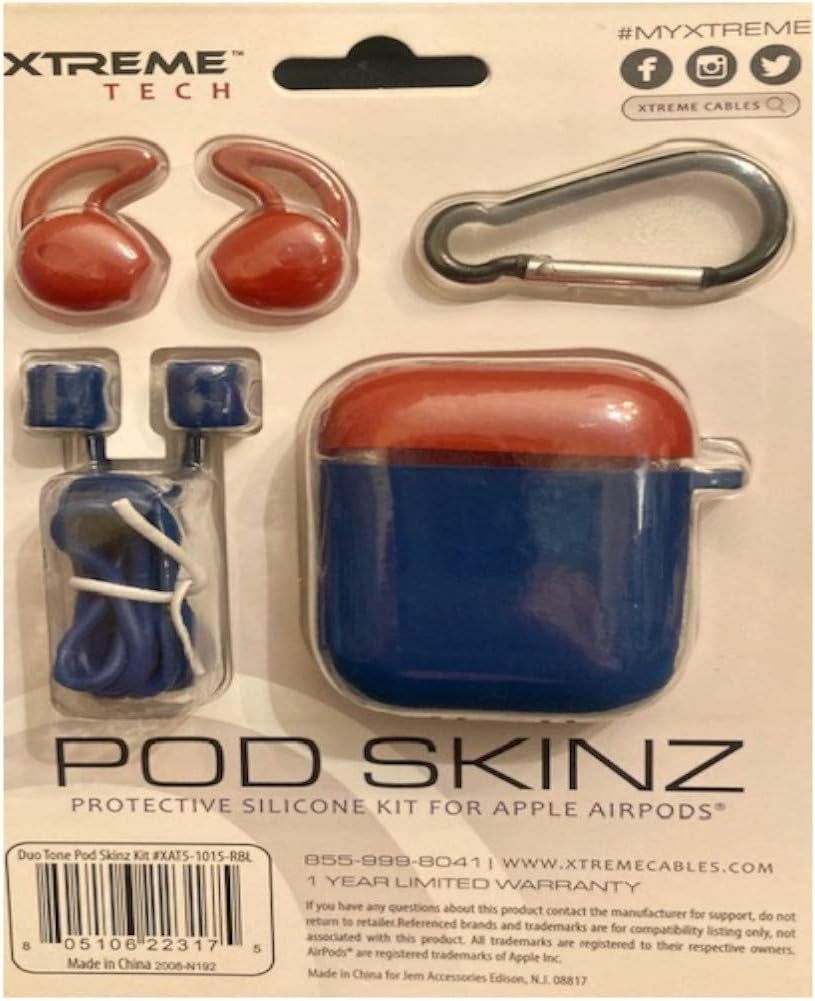Pod Skinz (Red/Blue)