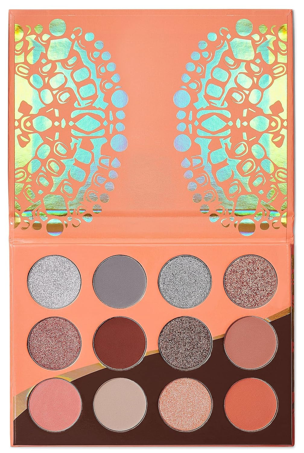 the Nubian 3 Corals - Peachy, Shades of 12, Neutrals Eyeshadow Palette, Professional Eye Makeup, Pigmented Eyeshadow Palette, Makeup Palette for Eye Color & Shine