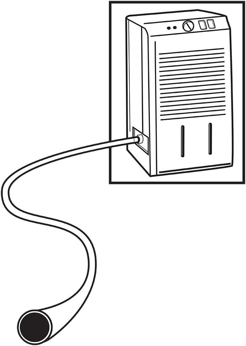 7507100 Dehumidifier Drain Hose 12 Feet X 1/2 Inch, 12' X 1/2"""