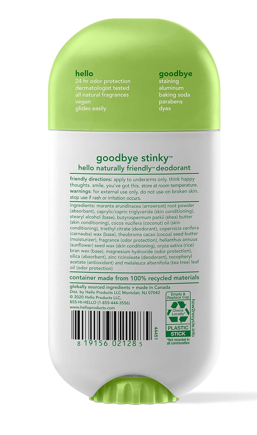 Shea Butter Fresh Citrus Deodorant for Women and Men, Aluminum Free, Baking Soda Free, Parabens Free, 24 Hour Protection, 2.6 Ounce (Pack of 3)