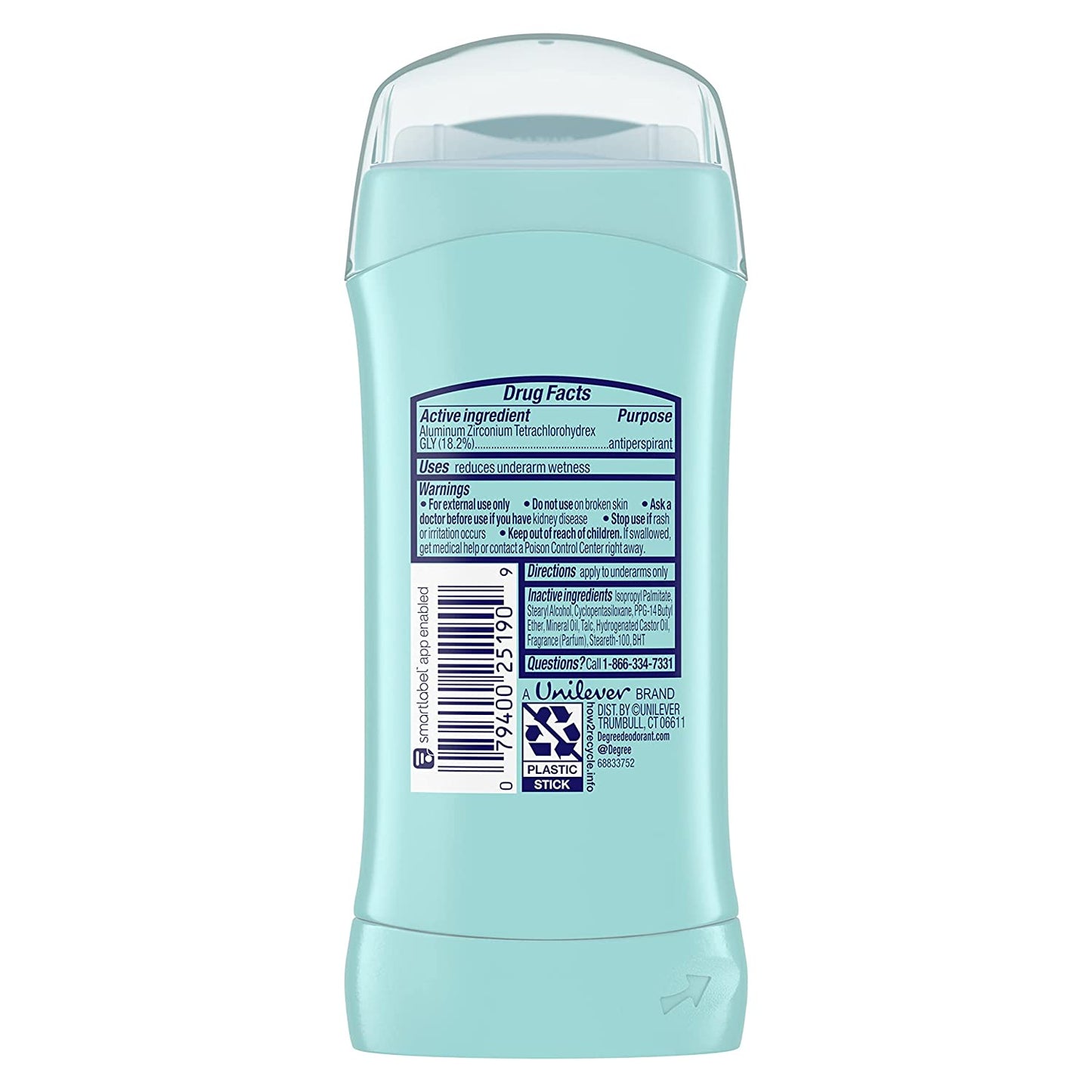 Original Antiperspirant Deodorant Shower Clean 48-Hour Sweat & Odor Protection Antiperspirant for Women 2.6 Oz