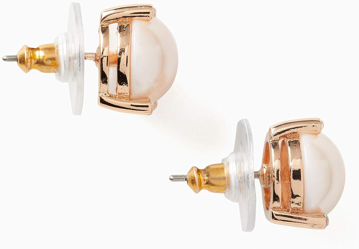 Rise and Shine Pearl Studs (Rose Gold/Blush)