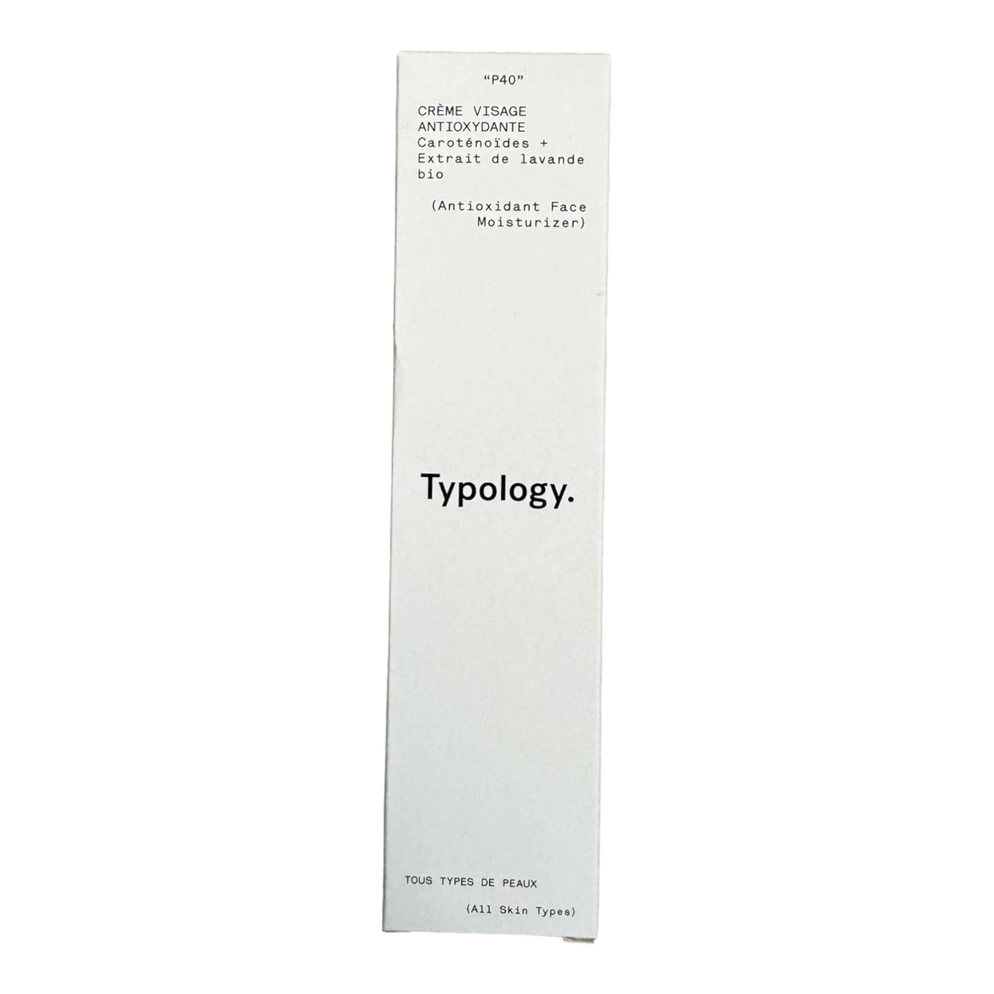 P40 - Antioxidant Moisturizer with Carotenoids + Organic Lavender Extract | 50Ml/1.69 Fl Oz