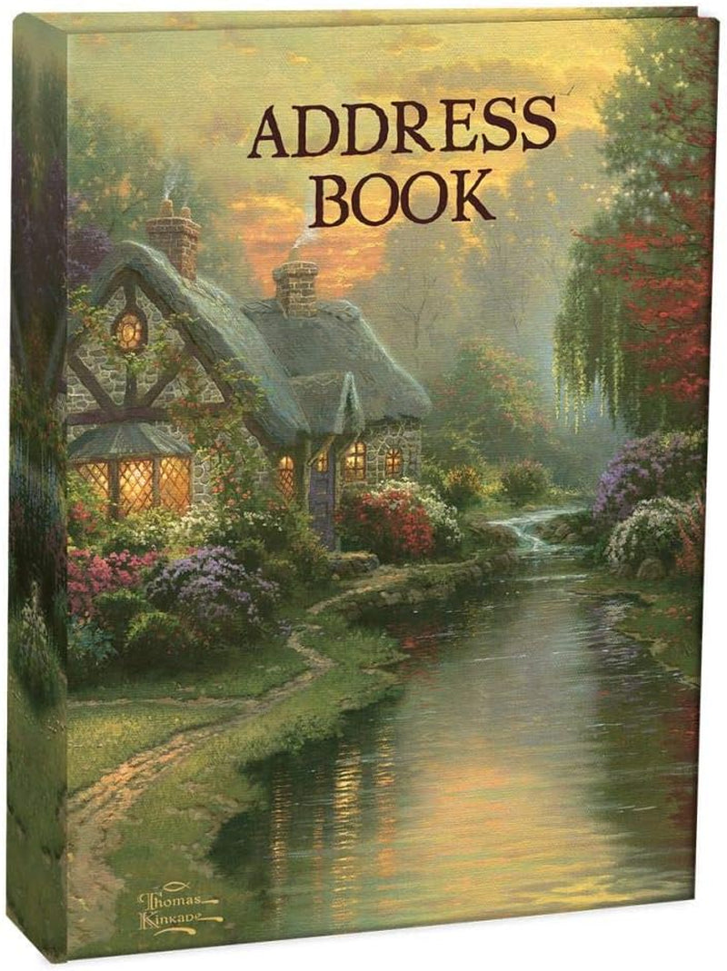 - Address Book - "A Quiet Evening" - Art by - 3-Ring - Refillable - 6 1/2'' X 8 1/2''