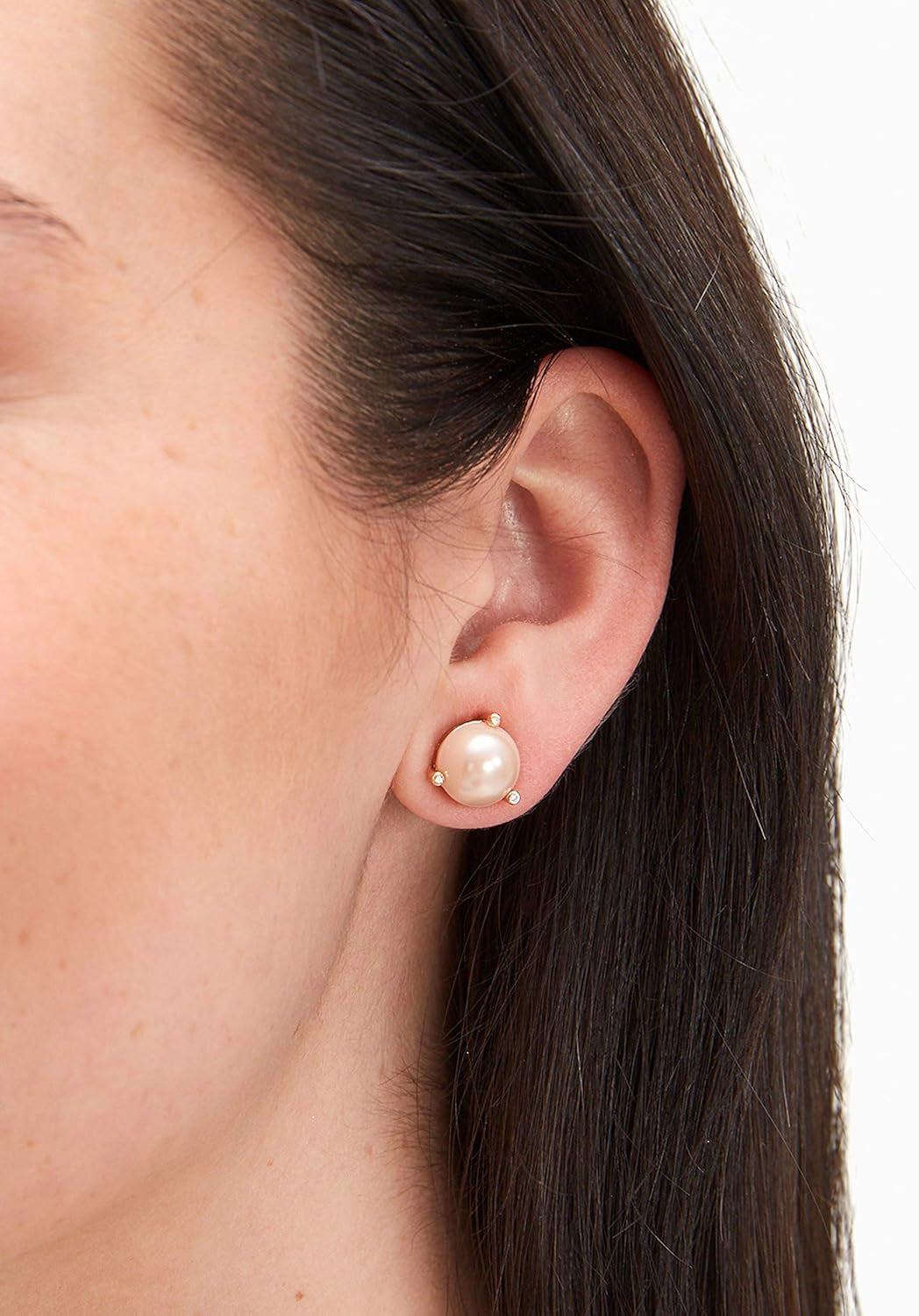 Rise and Shine Pearl Studs (Rose Gold/Blush)