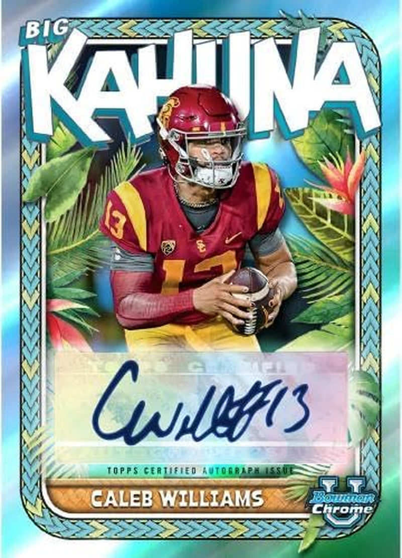 2023 Bowman Chrome University Football Factory Sealed Value Box -