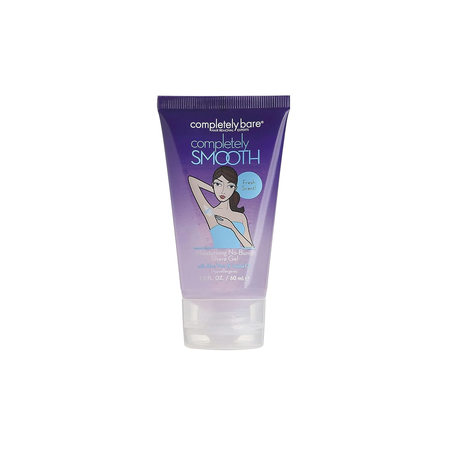 Completely SMOOTH Moisturizing No-Bump Shave Gel Travel Size 2.0 FL OZ
