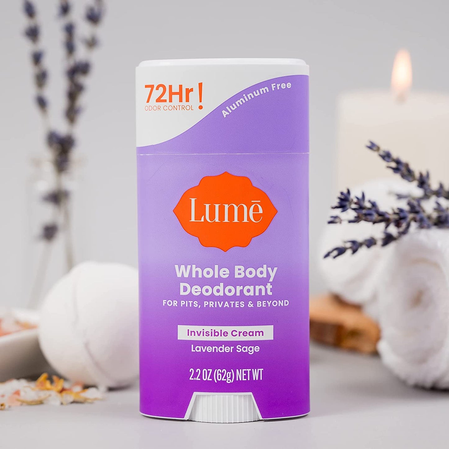 Invisible Cream Stick - 2.2 Ounce (Lavender Sage)