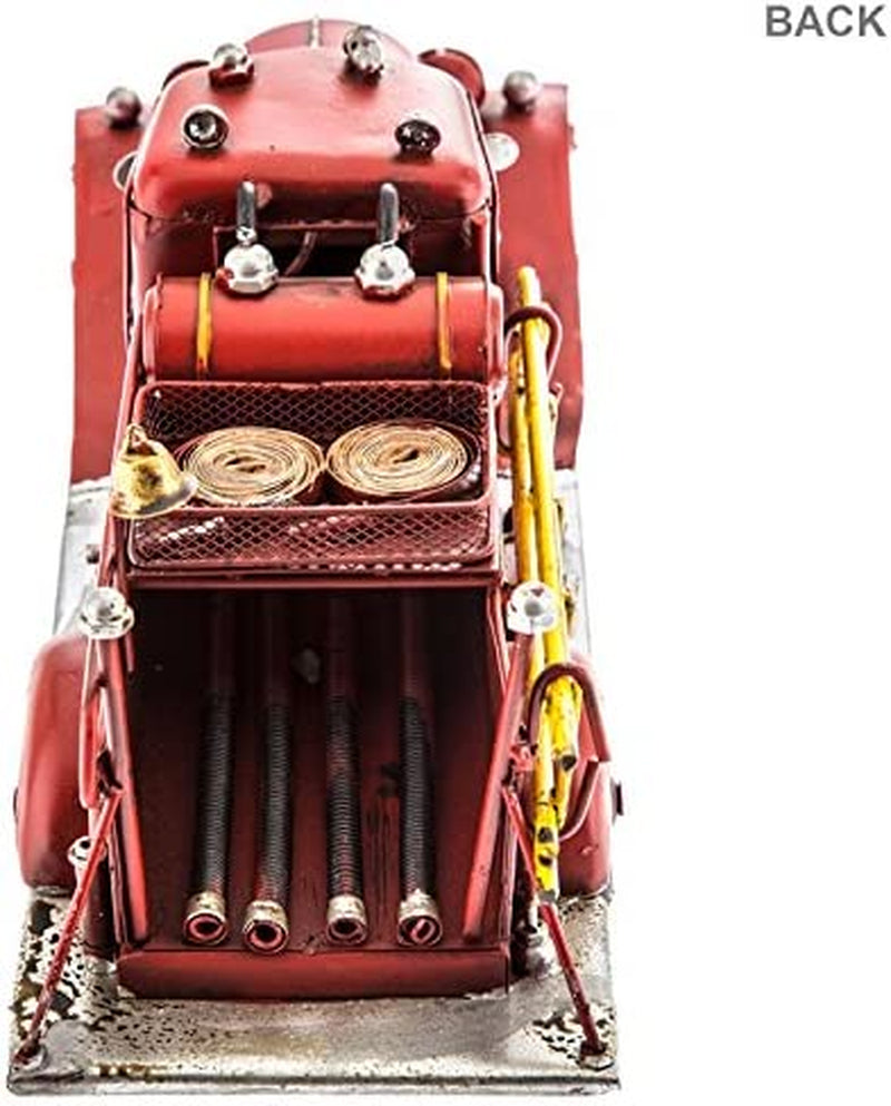 Metal Fire Truck Decoration