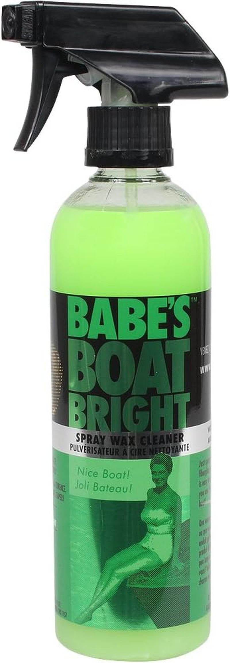 BABE'S BB7016 Boat Bright Spray Wax Cleaner - Pint