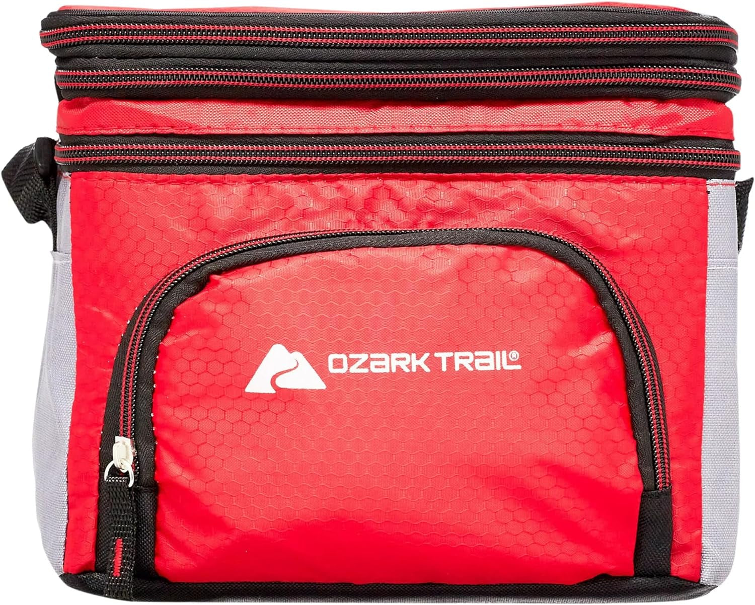 Small 6 Can Cooler Bag Lunch Bag Insulated Tote Bag Soft Sided Thermal Bag for Men/Women/Work/Lunch/Fishing/Golfing/Beach/Camp/Picnic (Red)