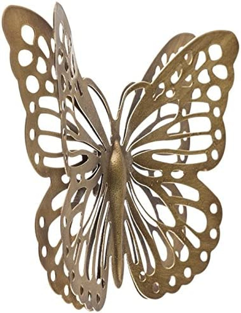 Gold Metal Butterfly Wall Decor