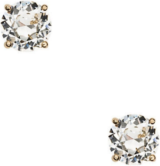 Gumdrop Stud Earrings Clear