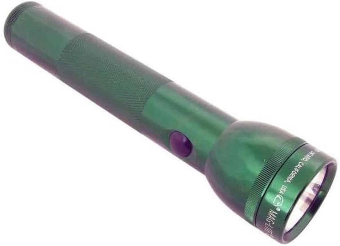 S2D396: 2 Cell D Flashlight Dark Green