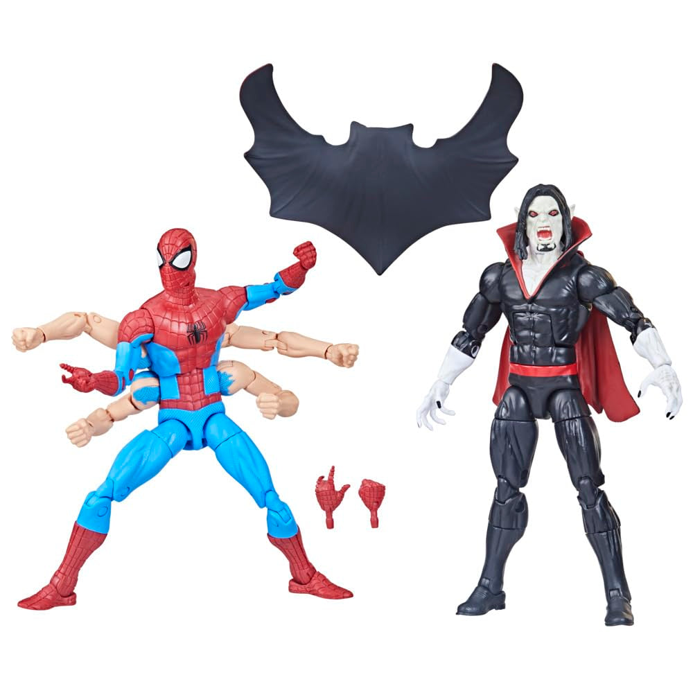 The Amazing Spider-Man Marvel Legends Pack 2 Figurines Spider-Man & Morbius 15 Cm