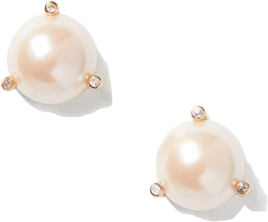 Rise and Shine Pearl Studs (Rose Gold/Blush)