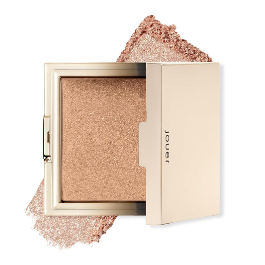 Powder Highlighter - Creamy Formula - Luxurious Finish - Buildable Pigment - Talc, Paraben, Gluten & Cruelty Free - Vegan Friendly, Citrine-Shimmering Gold, Skinny Dip