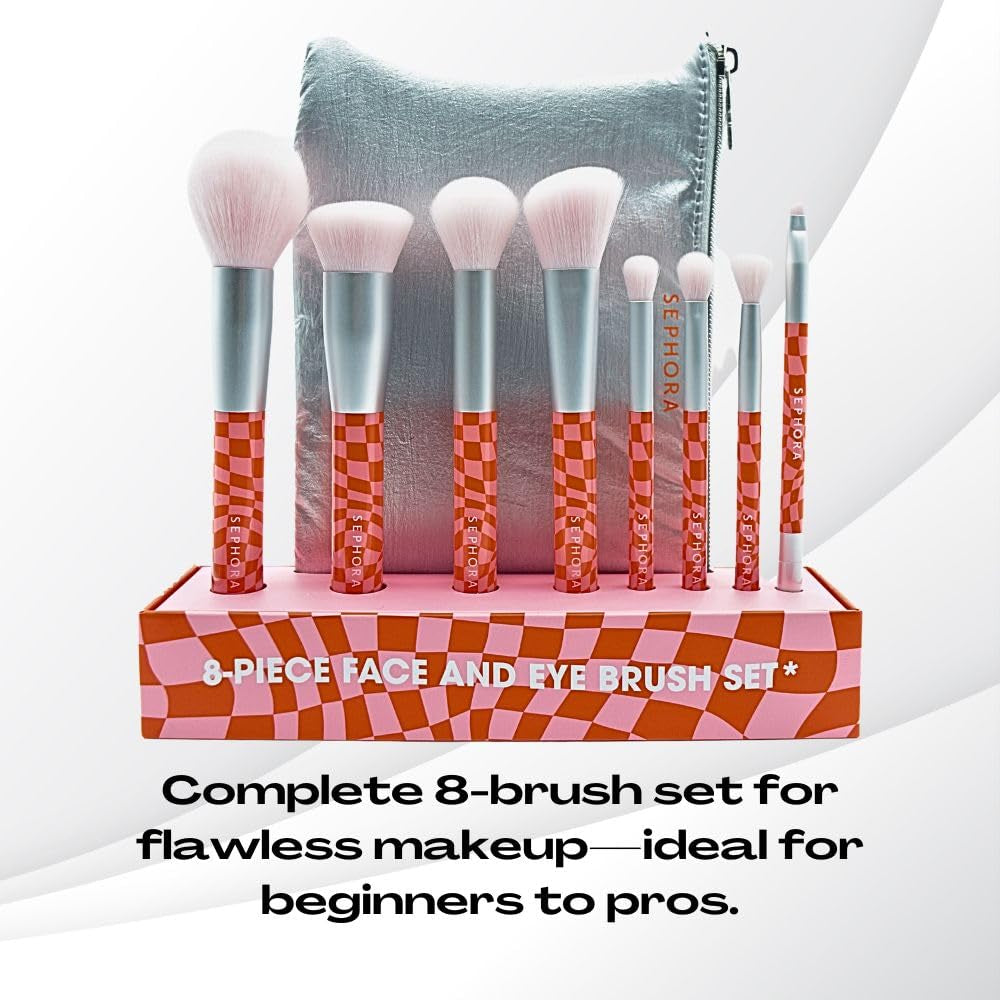 COLLECTION 8-Piece Face and Eye Brush Set