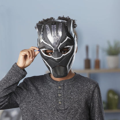 Black Panther Studios Legacy Collection Black Panther Vibranium Power FX Mask Roleplay Toy, Toys for Kids Ages 5 and Up