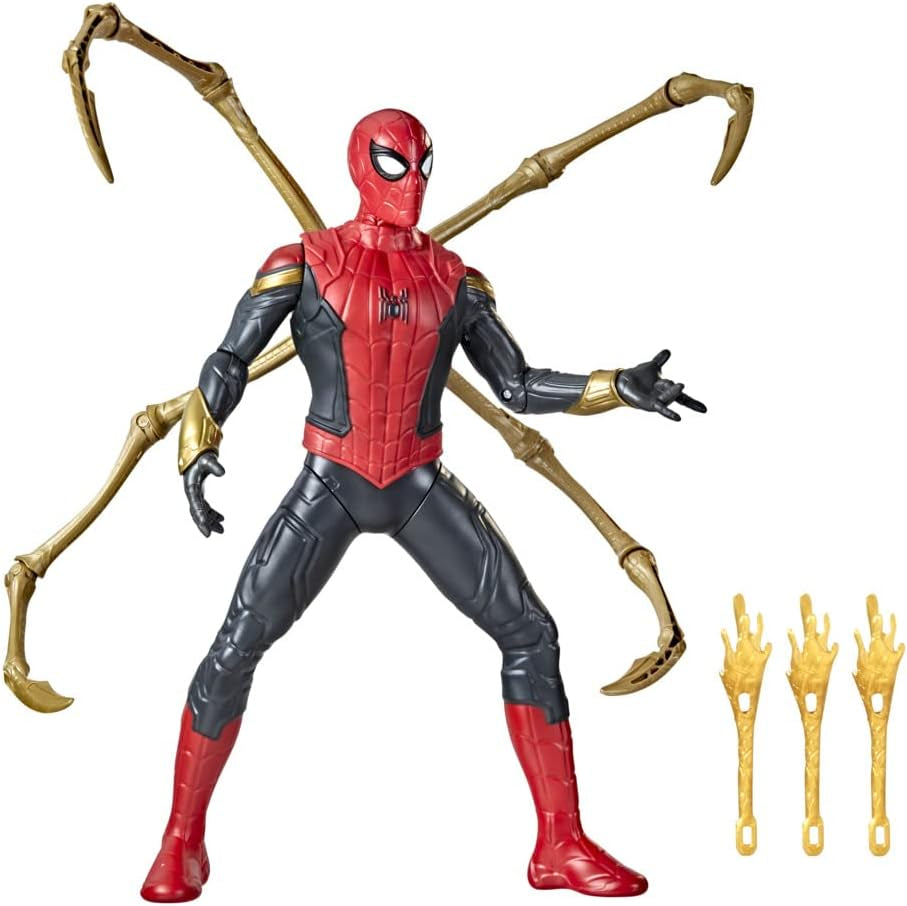 Marvel Deluxe 13-Inch-Scale Thwip Blast Integrated Suit Action Figure, Suit Upgrades, and Web Blaster Accessory