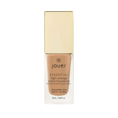 Essential High Coverage Crème Foundation - Available in 50 Shades for All Skin Tones - Healthy Ingredients - Paraben, Gluten & Cruelty Free - Vegan Friendly