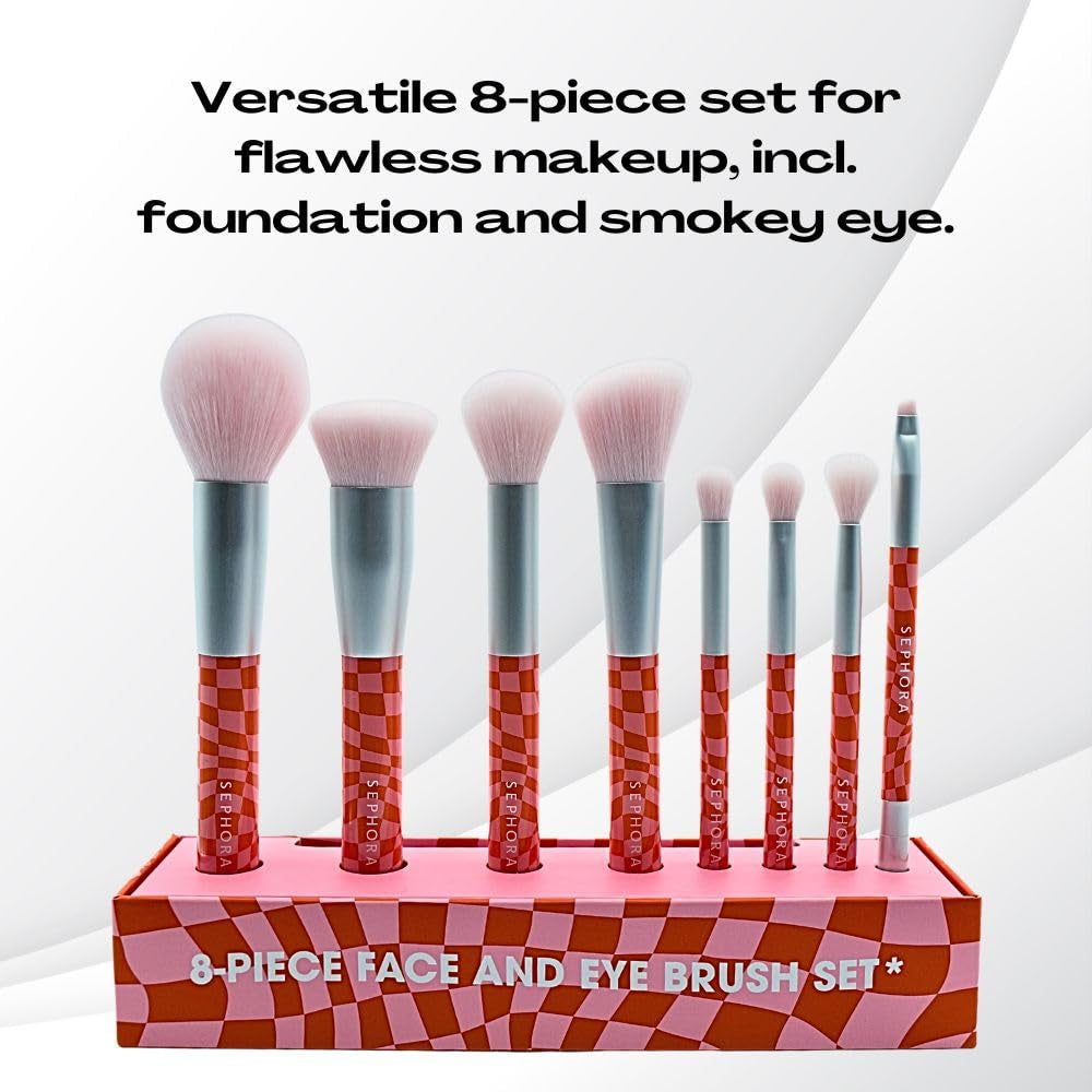 COLLECTION 8-Piece Face and Eye Brush Set