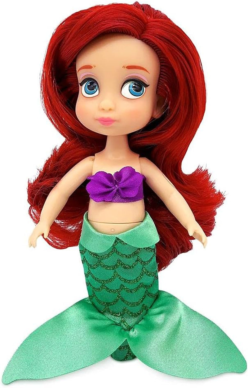 Store Official Ariel Animators' Collection Mini Doll Play Set - the Little Mermaid - 5 Inches | Authentic Store Toy Figure | Includes Undersea Accessories | Suitable for Ages 3 and Up