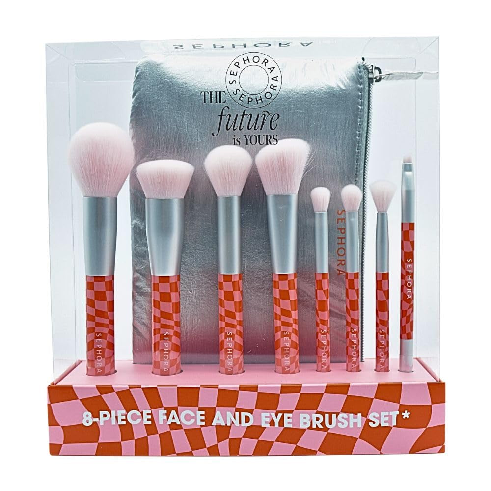 COLLECTION 8-Piece Face and Eye Brush Set