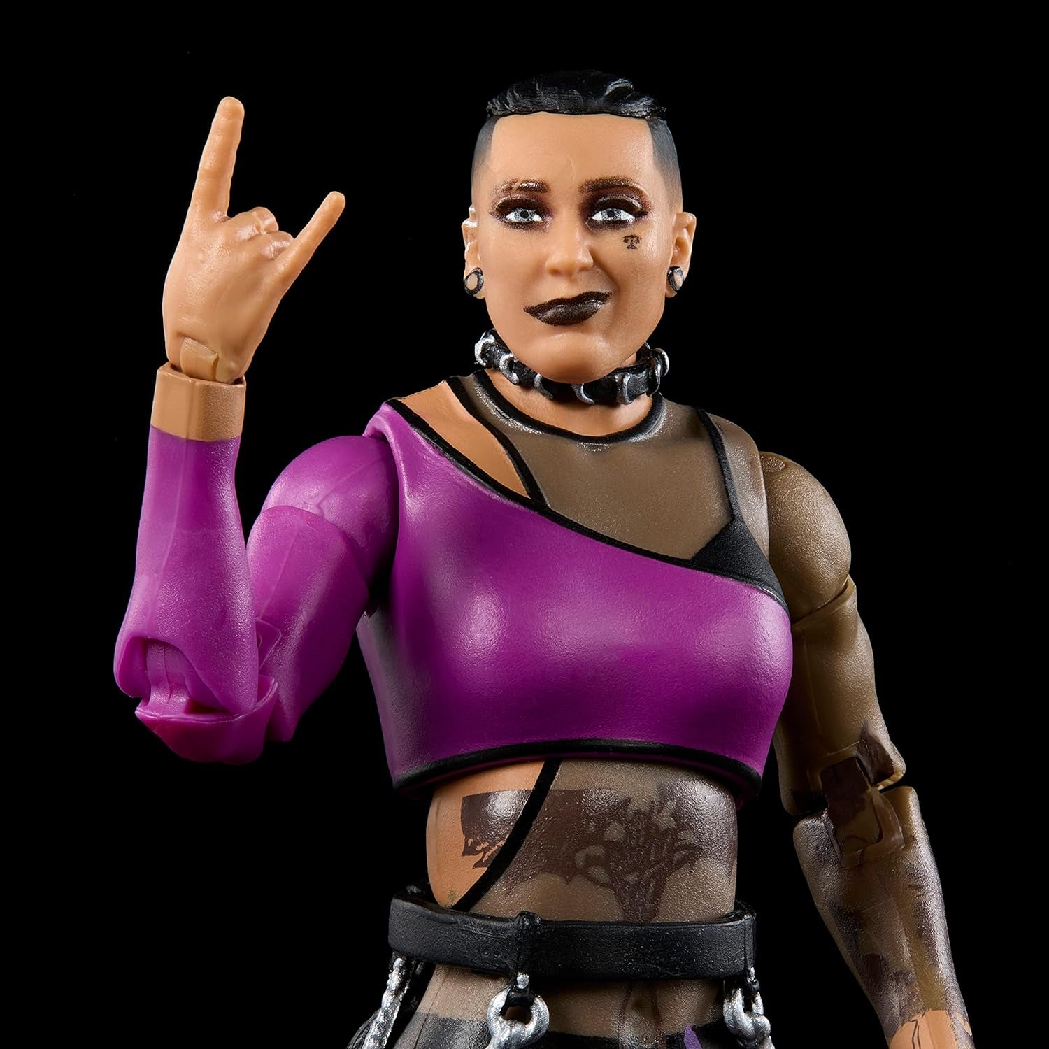 WWE Rhea Ripley Elite Collection Action Figures, Deluxe Articulation & Life-Like Detail with Iconic Accessories, 6 In