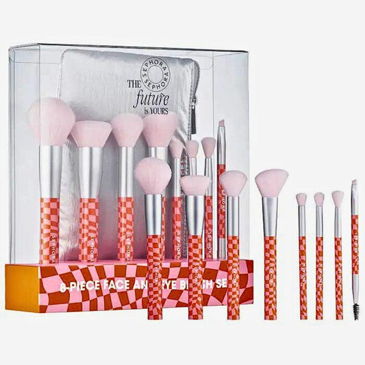 COLLECTION 8-Piece Face and Eye Brush Set