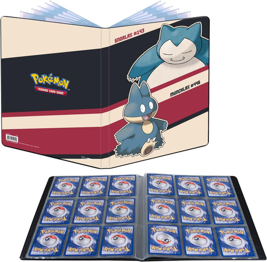 - Pokémon Snorlax & Munchlax (9-Pocket Portfolio) - Protect & Store up to 90 Standard Size Collectible Trading Cards or 180 Double-Loaded Cards,Great for Collectible Cards, & Gaming Cards