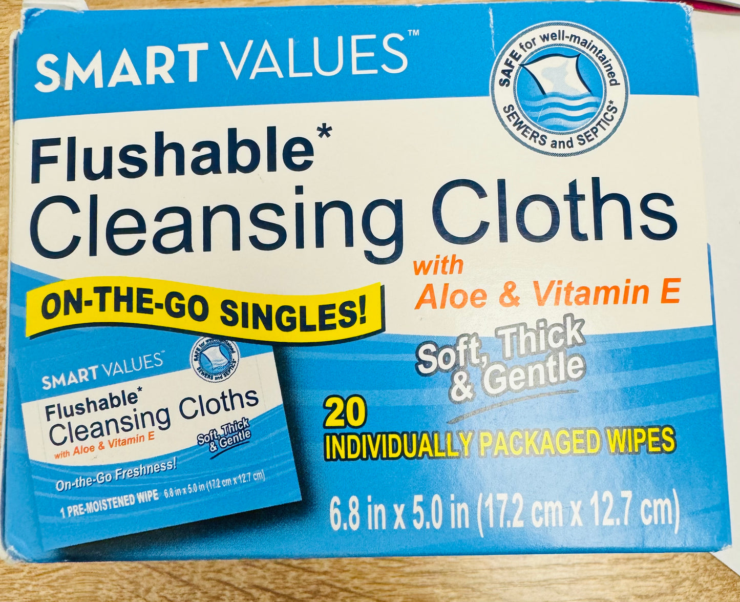 Flushable Cleansing Cloths