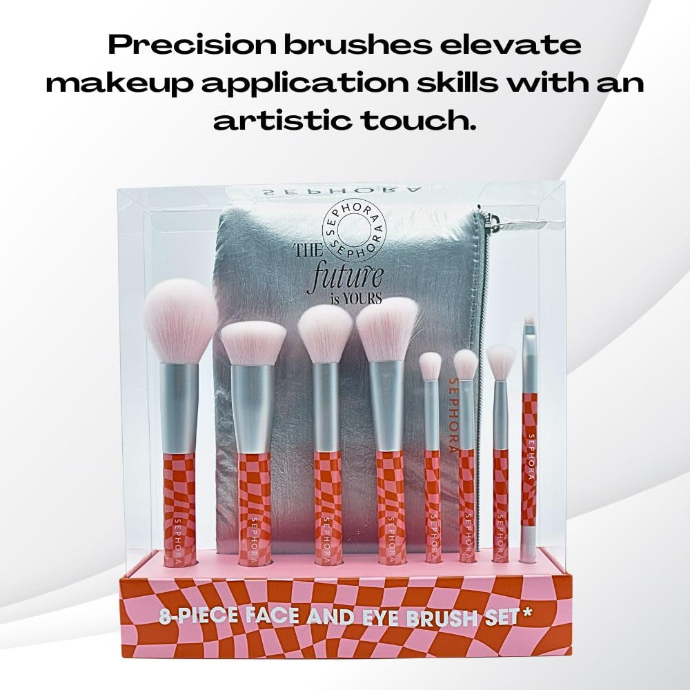 COLLECTION 8-Piece Face and Eye Brush Set