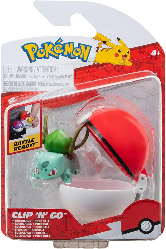 PKW - Clip 'N' Go (Bulbasaur #4 & Poké Ball) W15