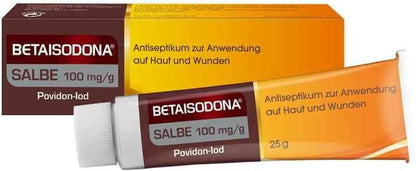 Povidone-Iodine Wound Antiseptic Ointment, without Alcohol,Does Not Burn 25G/0,88 Oz. (Pack of 1)