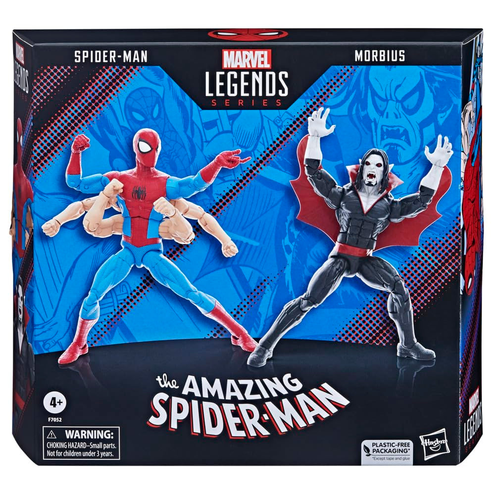 The Amazing Spider-Man Marvel Legends Pack 2 Figurines Spider-Man & Morbius 15 Cm