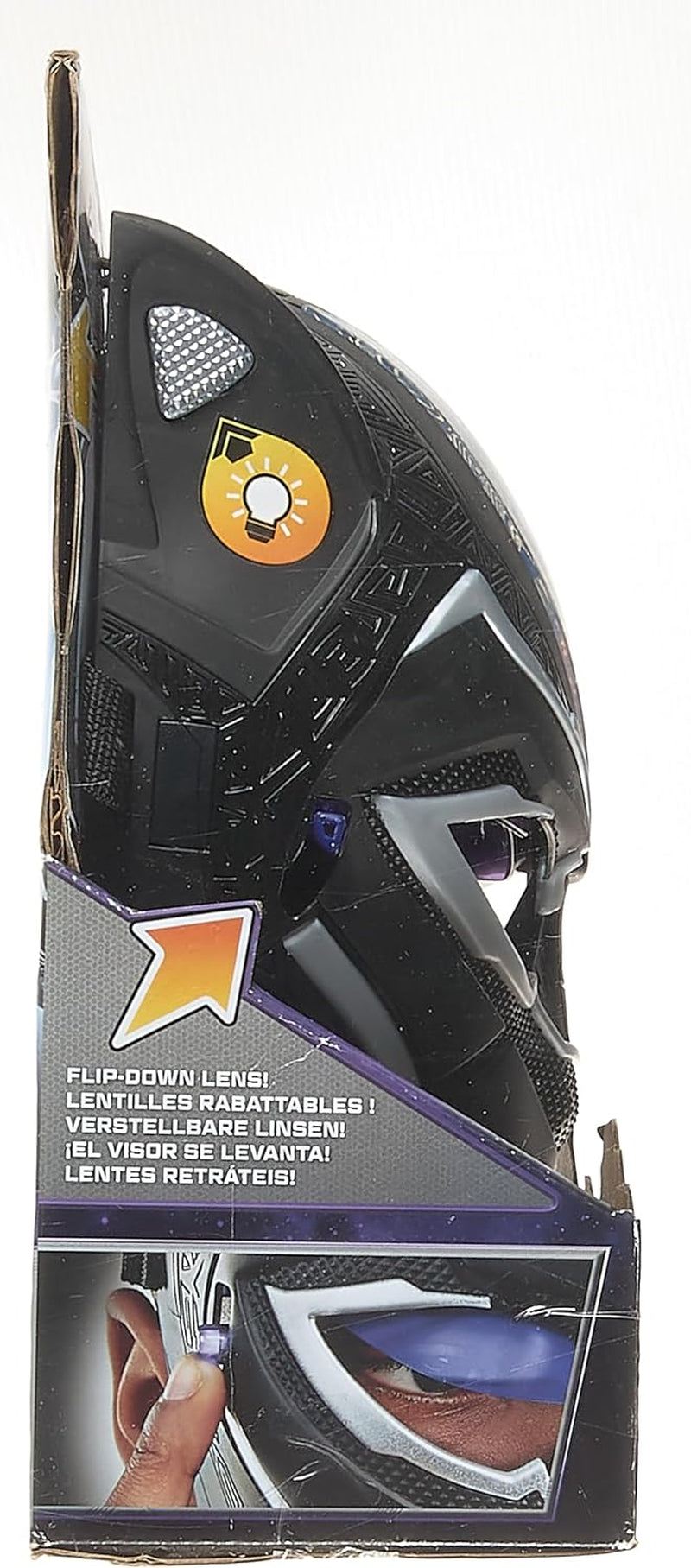 Black Panther Studios Legacy Collection Black Panther Vibranium Power FX Mask Roleplay Toy, Toys for Kids Ages 5 and Up