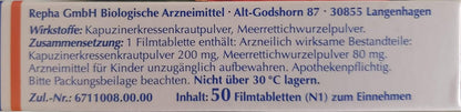 Anti-Infek N 50 Tablets Made in Germany