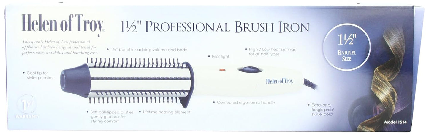 1514 Brush Iron, White, 1 1/2 Inches Barrel