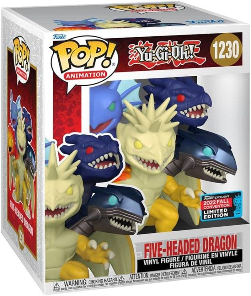 Funko ! Super Animation: Yu-Gi-Oh! Five-Headed Dragon Vinyl Figure 2022 Fall Convention Exclusive, 1230