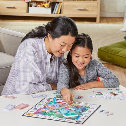 Gaming  Junior Board Game, 2-Sided Gameboard, 2 Games in 1,  Game for Younger Kids Ages 4 and Up, Kids Games for 2 to 6 Players