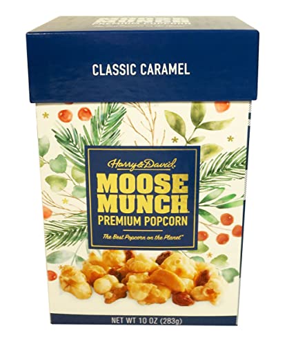 Harry & David Classic Caramel Moose Munch Box Premium Popcorn 10oz