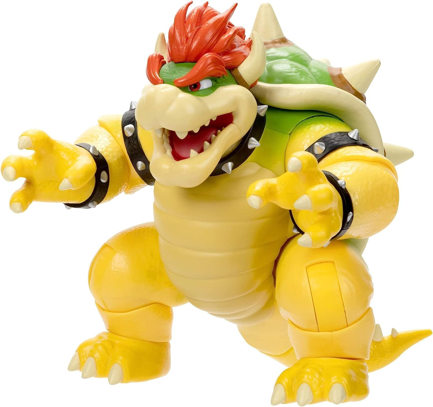 The Super Mario Bros. Movie 7-Inch Feature Bowser Action Figure with Fire Breathing Effects