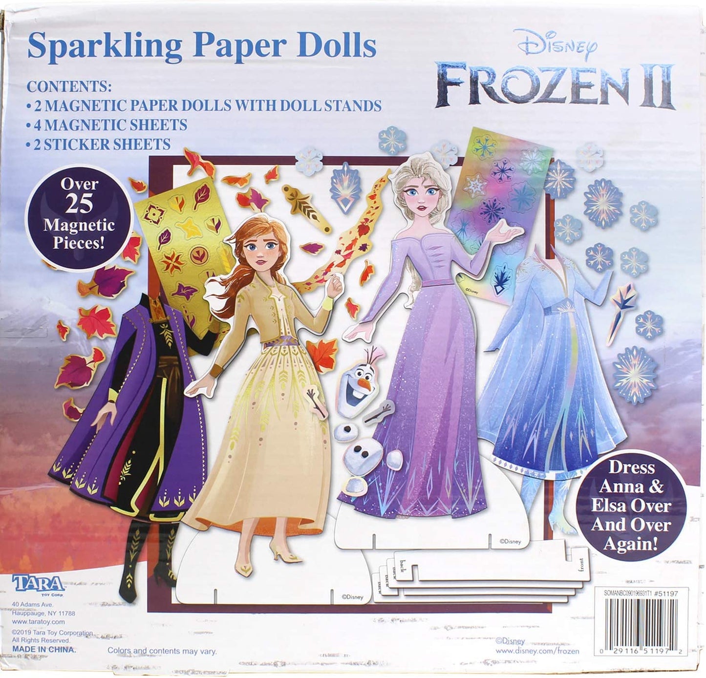 Frozen 2 Sparkling Paper Dolls