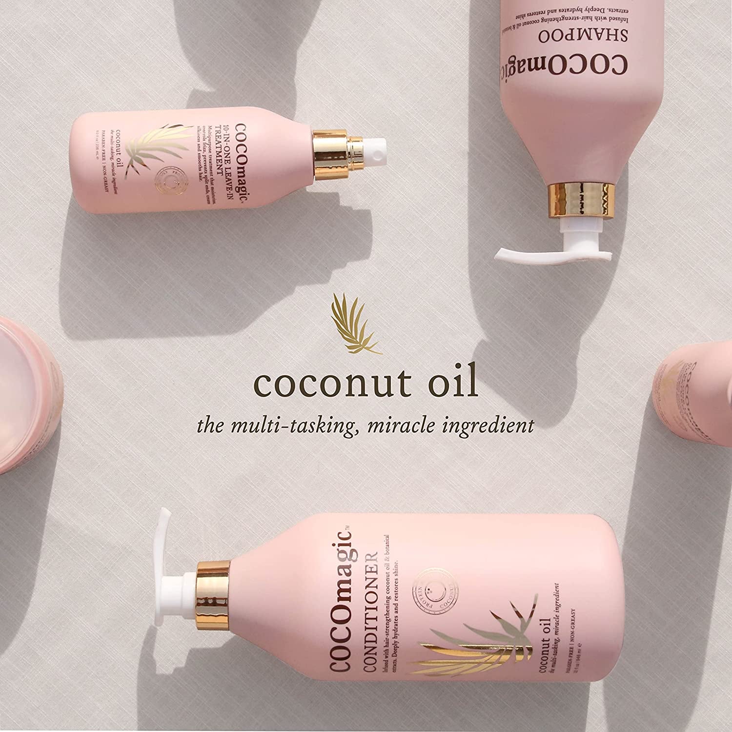 Cocomagic Coconut Milk Detangling Mist | Extra Moisturizing Leave-In Detangler | Restore Vibrancy and Boost Shine | Non-Greasy Formula | Paraben Free, Cruelty Free, Made in USA (8 Oz)